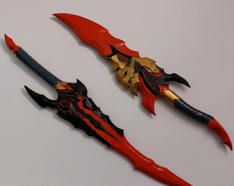 Costume de leveling solo dague Kamish/Cosplay/épée/dague échelle 1:1