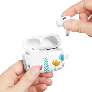 Pressed Wildflower AirPods Case: Floral Spring Tech Accessory