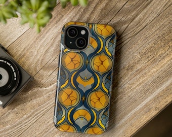 Art Nouveau Phone Case Seventies vintage antique MagSafe Apple iPhone 15 Pro Max Samsung Galaxy s23 Ultra Case