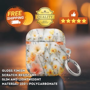 Wildflower AirPod Pro Case: Glossy Floral Spring Buttercup Design