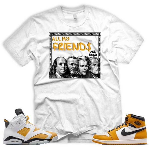 FRNDS T 1 retro high yellow ochre black white