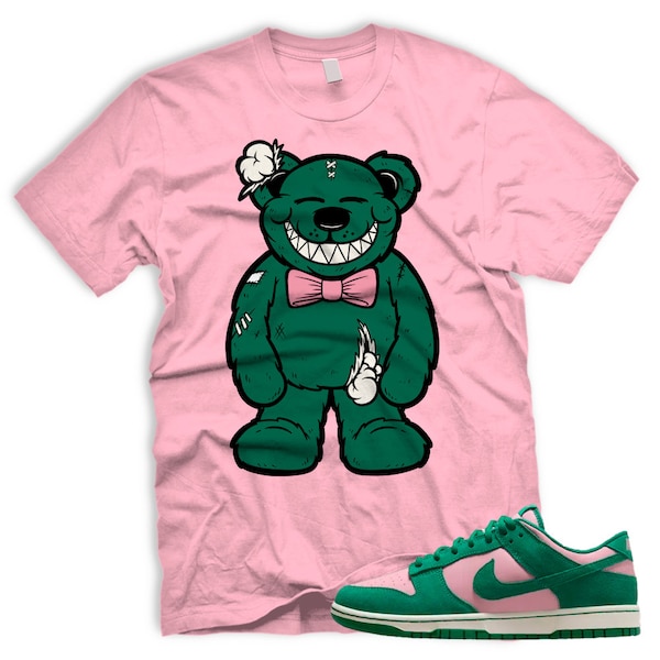 TED Medium Soft Pink Malachite Dunk Low Retro  Match T