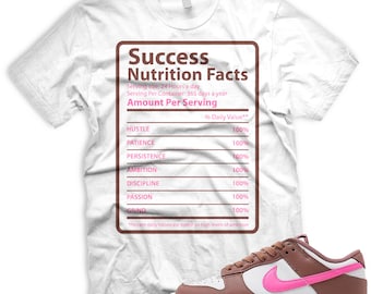 SCCSS T Shirt To Match Retro Dunk Smokey Mauve Playful Pink White Brown Low