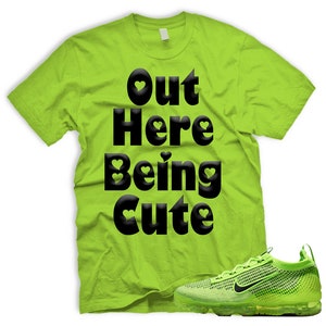 Camiseta BONITA para combinar com Neon Volt Vapormax Plus Flyknit 2 air