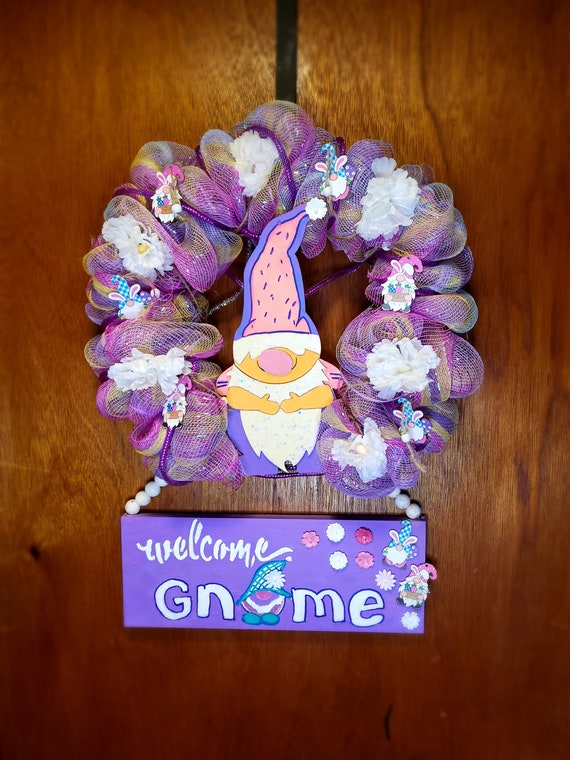 Gnome Easter Wreath