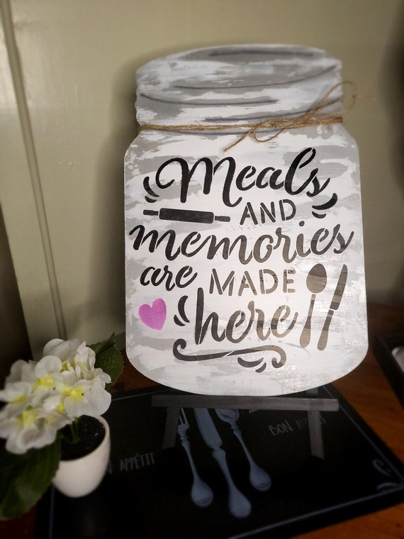 Mason Jar Sign