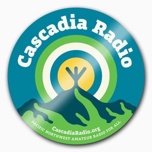 Cascadia Radio Sticker
