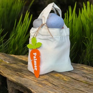 Ostertisch Tischkarte Karottenkorb Tag personalisierte Osterparty Dekor Benutzerdefinierte Hase Namensschild Frühlingsparty Favor Ostern Abendessen Geschenk