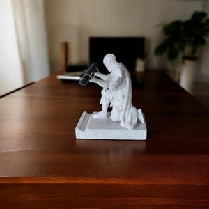 Portalápices de caballero, bolígrafo grabado personalizado, decoración de escritorio para gamers Marble