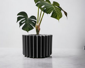 Aesthetics Planter Pot, Modern Planter Pots, 3D printed, Home and Office Decor