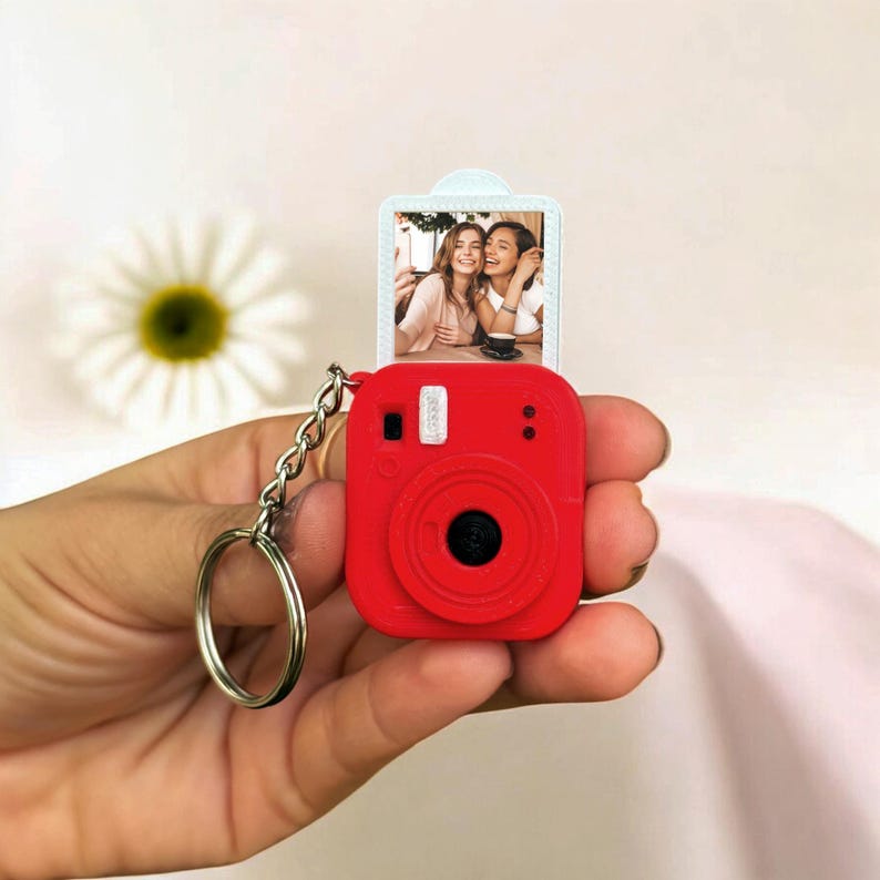 Custom Photo Mini Camera Keychain | Personalized Keepsake Gift - Etsy