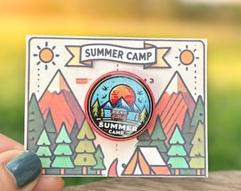 Custom Scout Lapel Pins for Troops, Badges for Camping Events, Adventure Clubs, Outdoor Achievements, 3D Printed with UV Ink and Resin Dome