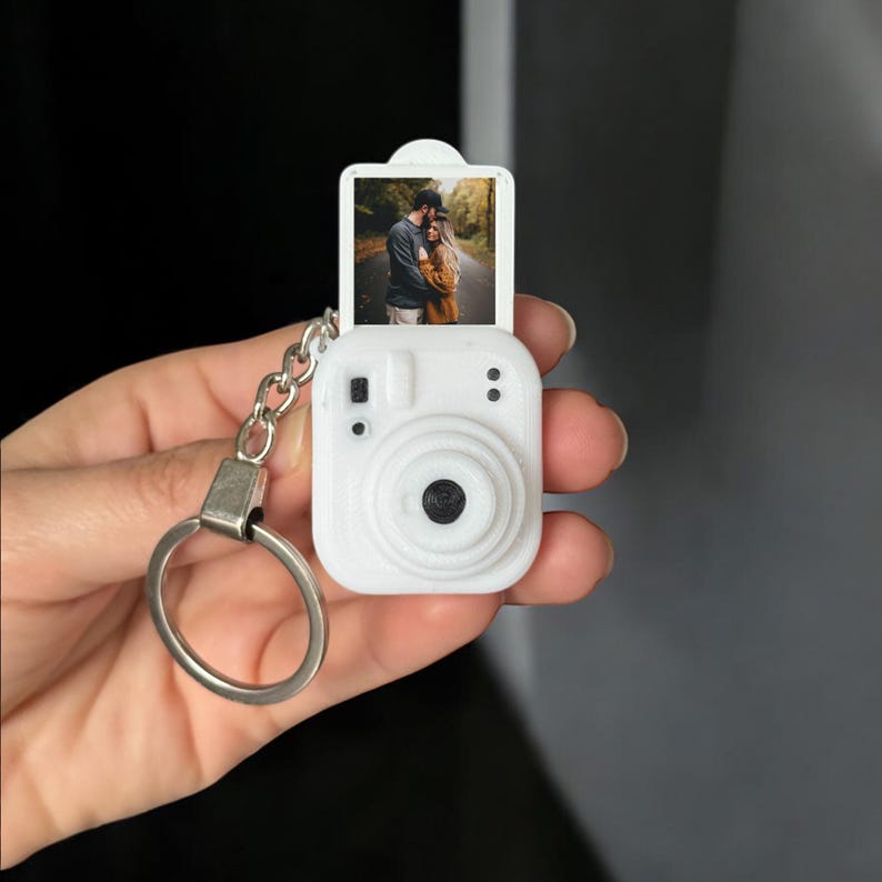 Mini Camera Keychain With Custom Photo – Personalized San Valentine ...