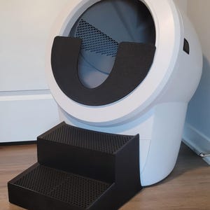 BUNDLE! Litter Control Steps & Shield for Litter Robot 4 - In Black or White