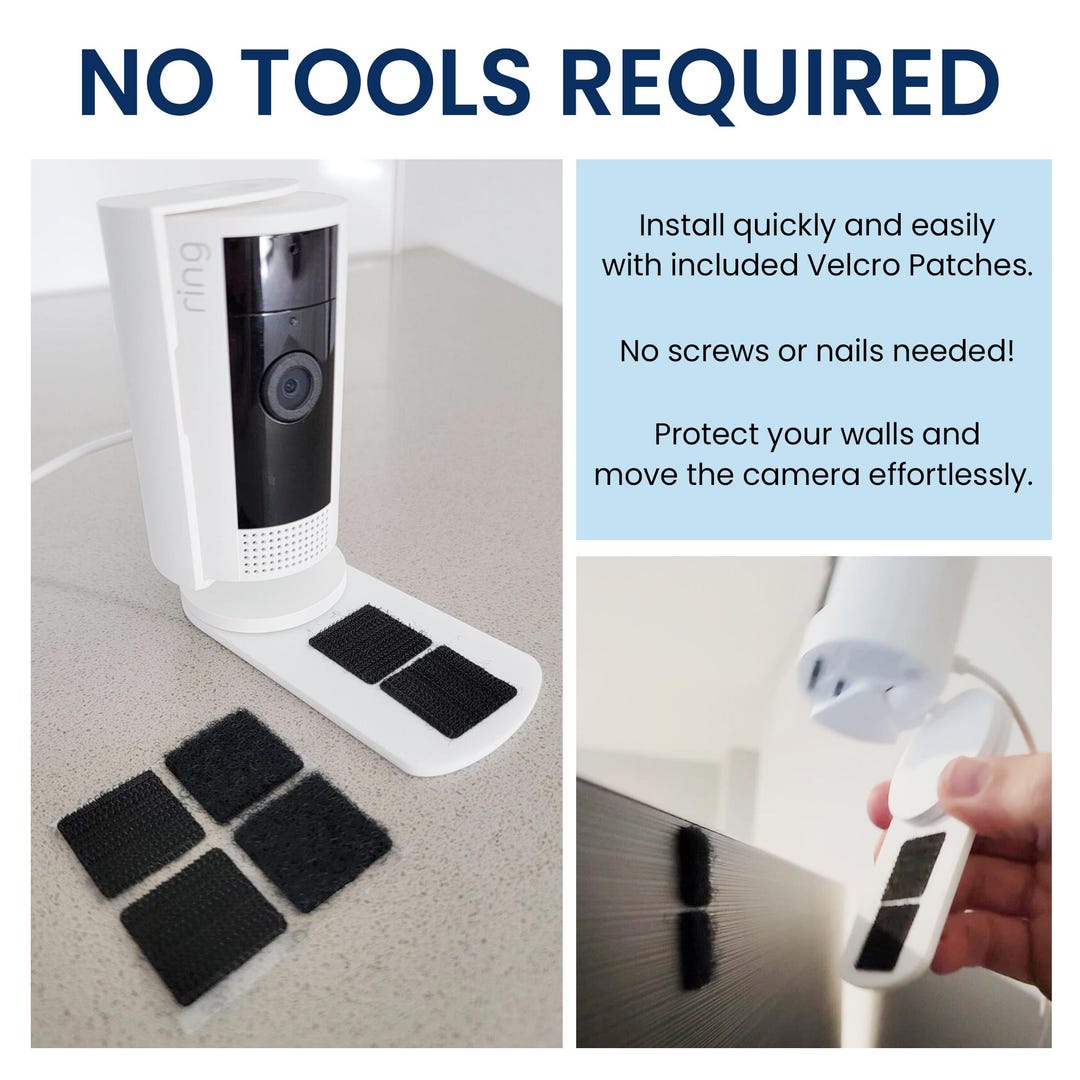 Wall, TV, Window Mount for Ring Indoor Cam (2nd Gen) - Easy Install, No ...