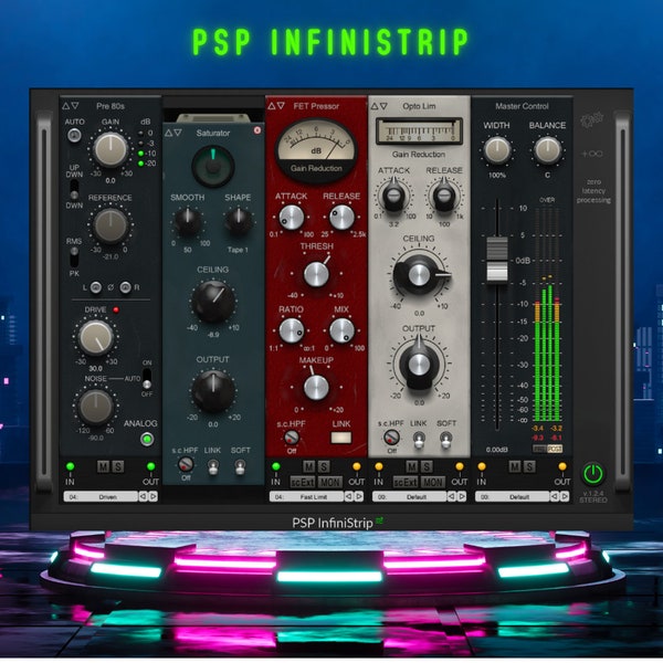 Audio Plugin PSP InfiniStrip VST, VST3, AAX  Lifetime for Windows