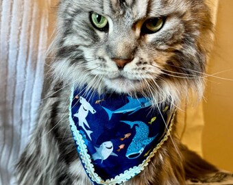 shark pet Collar Bandanas
