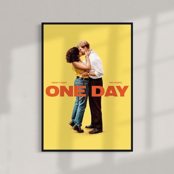 One Day Print Series Movie Wall Art | Quote High Quality TV Poster |  Retro Vintage Netflix
