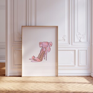 Watercolor Stiletto Heel Gallery Modern Wall Art Fashion Art Home Decor ...