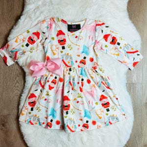 Christmas dress for girls, nutcracker dress, girls holiday dress Christmas dress, Girls outfits for Christmas, Santa Dress Christmas outfit