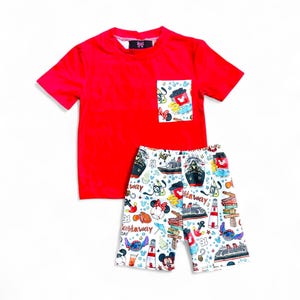 Boys Mouse Cruise Outfit: Matching Brother Sister Set