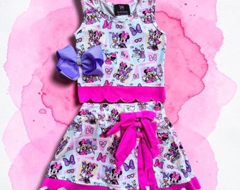 Conjunto de falda pantalón de Girls' Clubhouse Friends: atuendo para parque temático