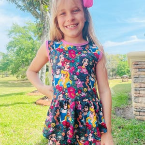 Girls princess shorts set, girls princess outfit, mouse princess set, princess park set,Girls summer outfit, Girls princess gift, theme park