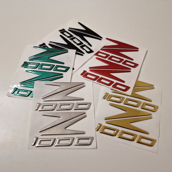 Autocollant badge 3D Kawasaki Z1000, emblème graphique, logo