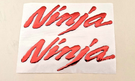 Kawasaki Ninja 3D Badge Sticker Graphic Decal Logo Emblem