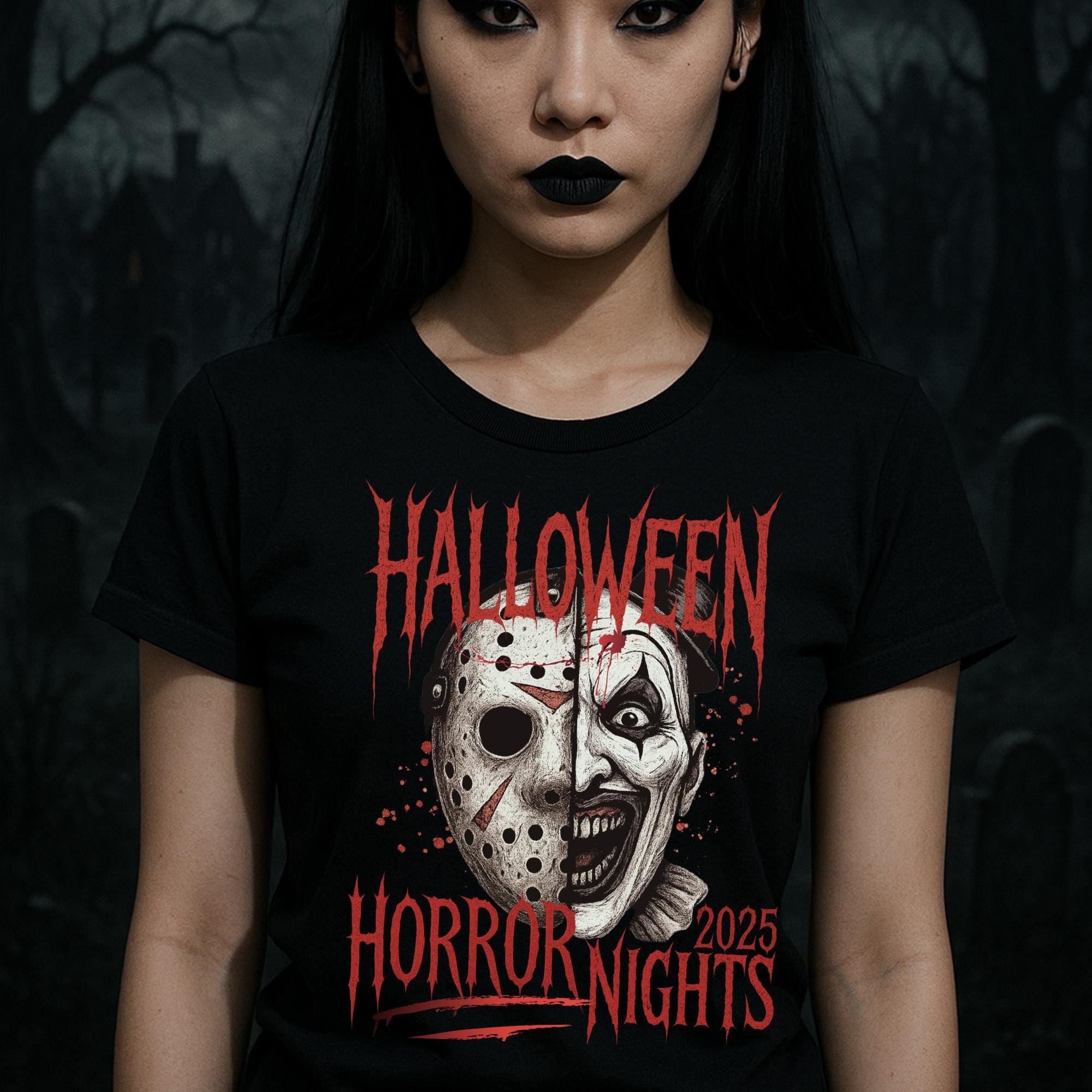 HHN 2025, Halloween Horror Nights T-shirt, Spooky Killer Tee
