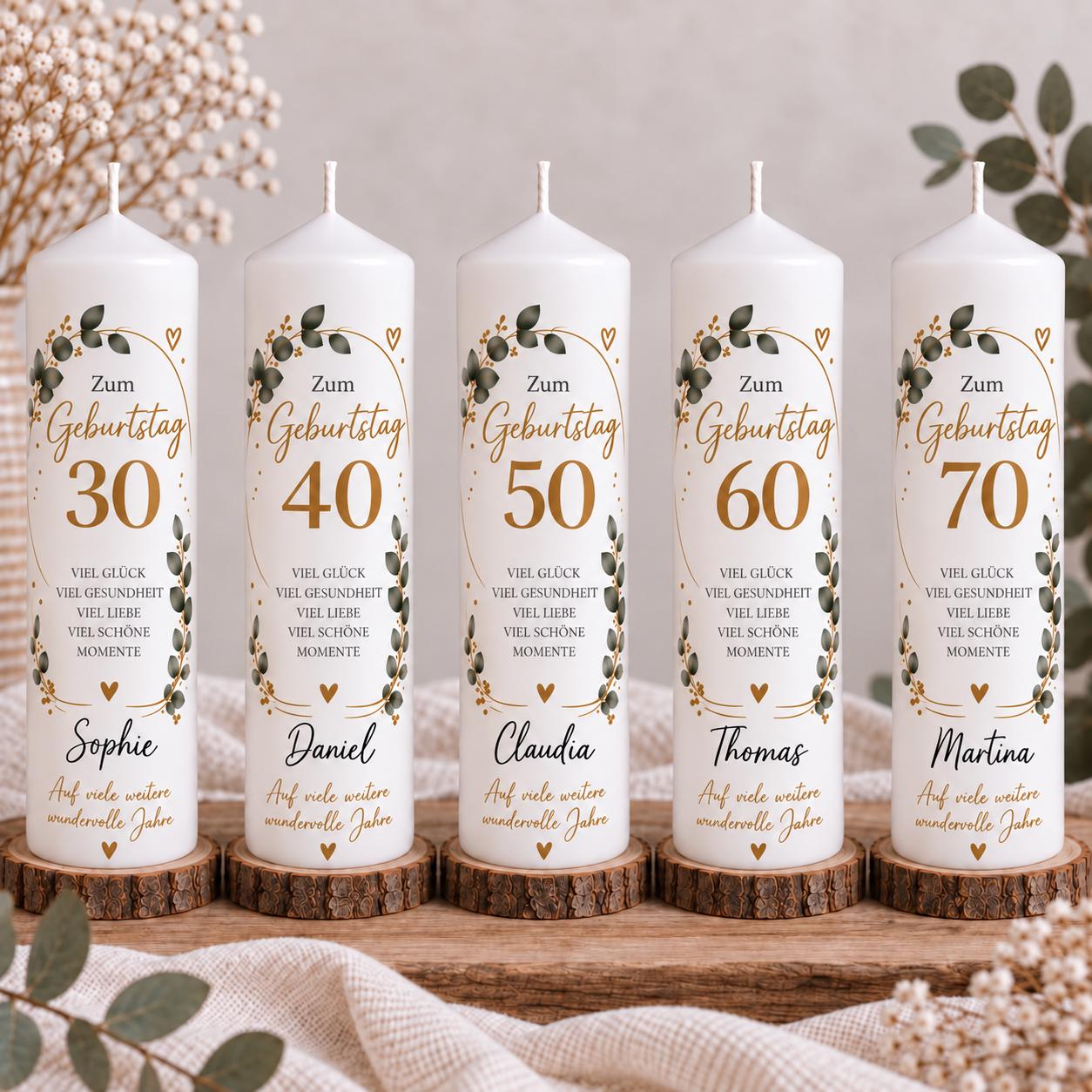 90. geburtstag kerze