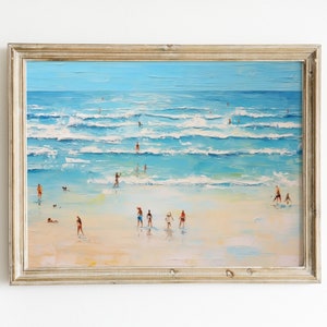Summer Beach Print | Ocean Artwork | Seaside Canvas