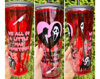 Blood Drip Scream Tumbler