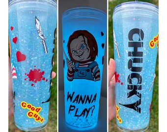 Chucky Snow Globe Tumbler - Please Read Description