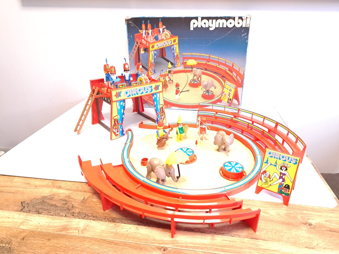 JOUET PLAYMOBIL -  CIRQUE 3553 COMPLET EN BOITE  A VOIR !! PROMO