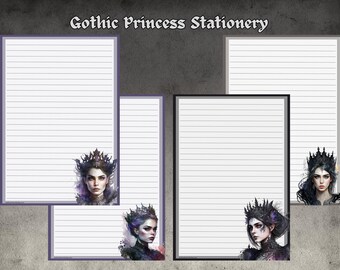 Gothic Princess Stationery