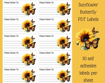 PDT Please Deliver To Labels - Sheet of 10