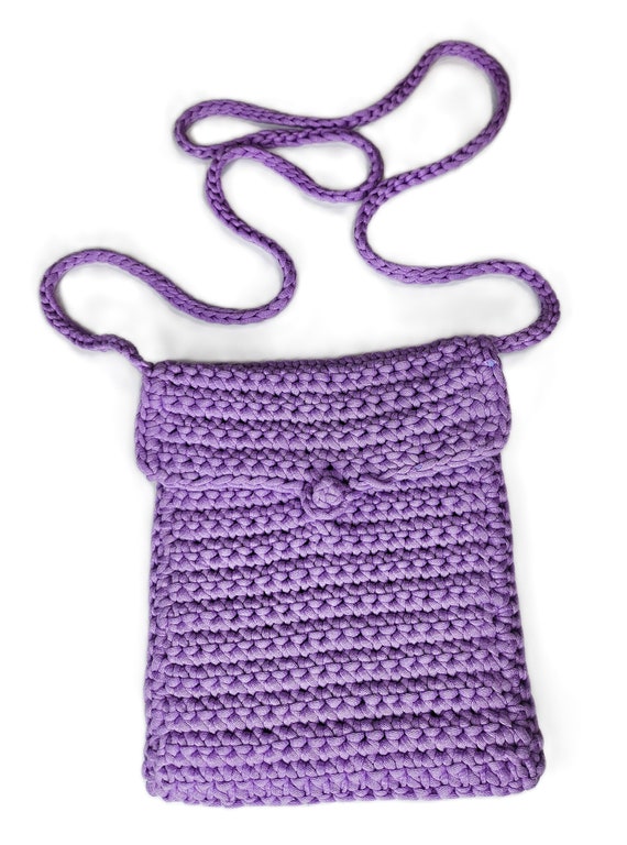 Pochette téléphone portable crochet fait main France