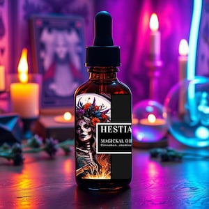 Hestia Magickal Oil Blend: Hearth Witchcraft Anointing Oil