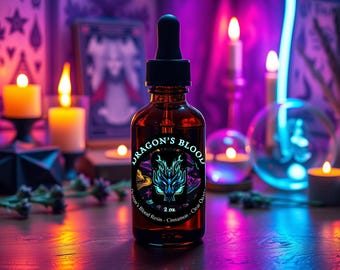Huile magique de sang de dragon | Amour, protection, exorcisme Sort d'onction
