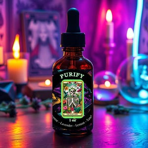 Purification Magickal Oil Blend: Frankincense, Lavender & Lemon