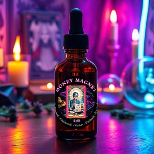 Money Magnet Magickal Oil Blend: Prosperity Spell Anointing Oil