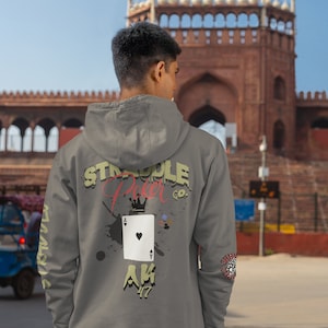 Sudadera con capucha de póquer Ak47 Ace/King de Straddle Poker Co
