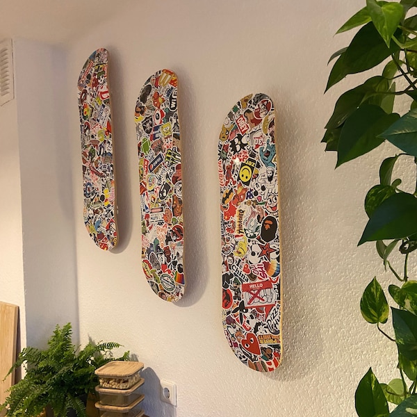 Skateboard als wanddecoratie