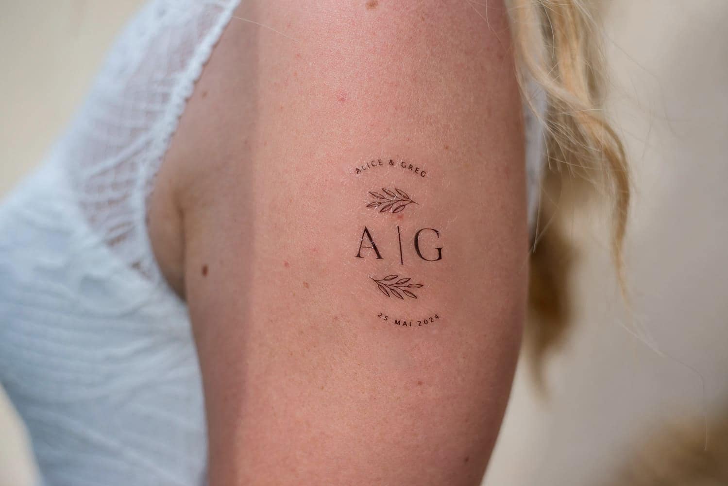 Tatouages éphémères personnalisés pour mariage et EVJF