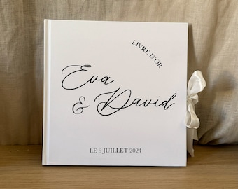 Livre d'or personnalisé, album photo, petits mots pour votre mariage