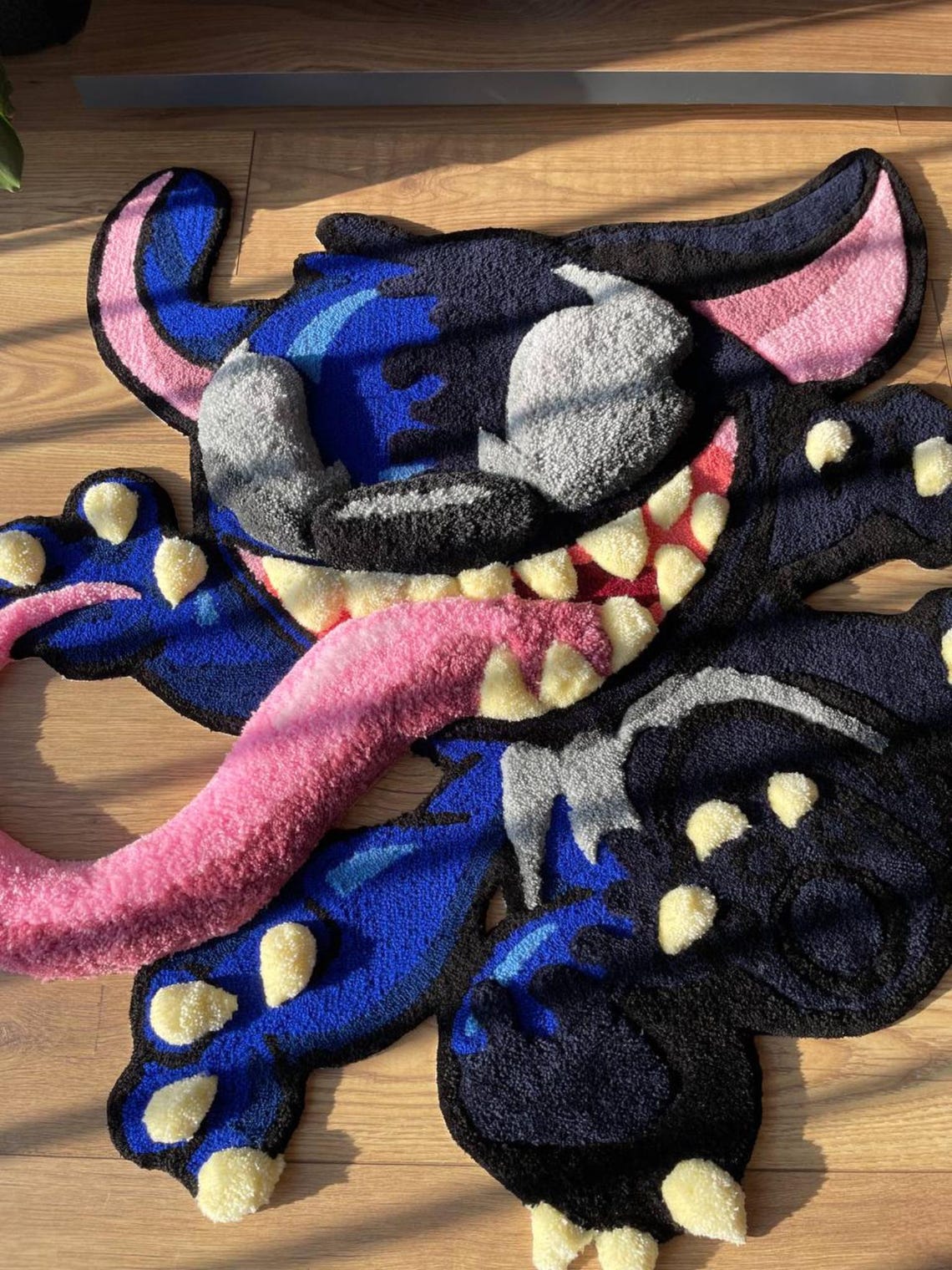 Stitch 3D Fluffy Custom Tufted Rug - Etsy