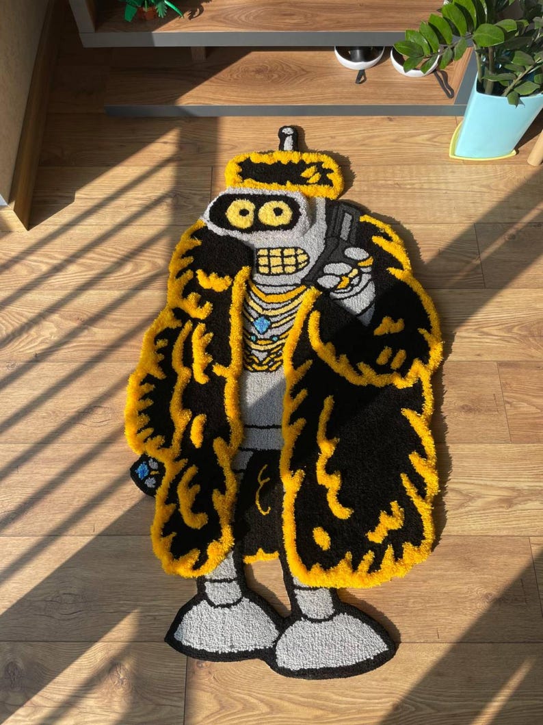 Bender in Coat Wool Luxury Rug: Custom 3D Tufted High Pile Carpet - Etsy