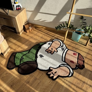 Griffin Smashed Rug: Family Guy Handmade Wool Tufted Carpet - Etsy