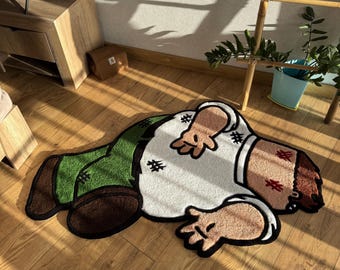 Griffin Smashed Rug: Family Guy Handmade Wool Tufted Carpet